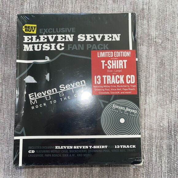 Vintage Other - Eleven Seven Music Rock To The Core New Rock Tour Vtg Tshirt